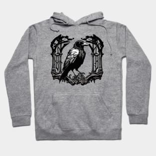 Mysterious crows, black crows with bad omens Hoodie